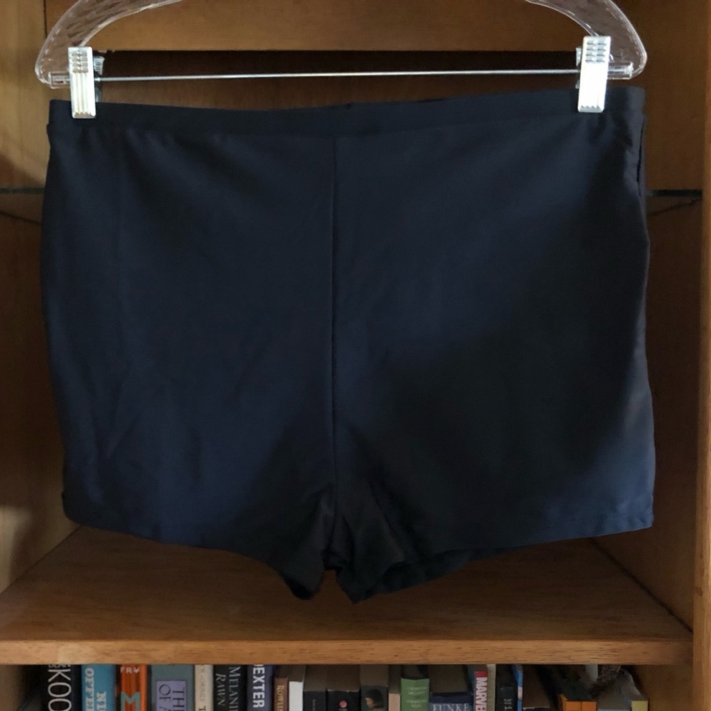NWOT Plus Sized Teal and Black Swim Dress - Picture 6 of 7
